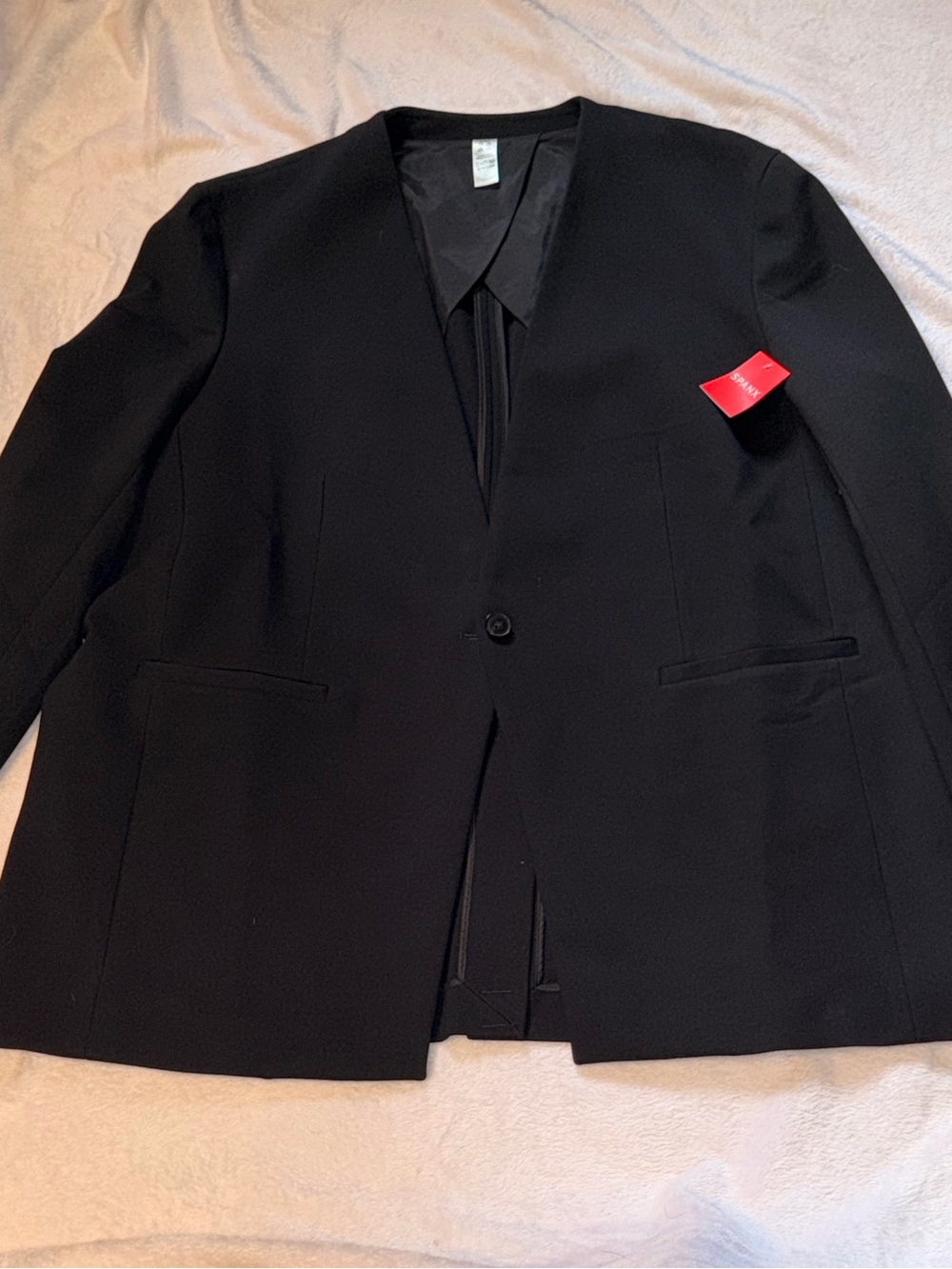 SPANX Black Womens Blazer Suit Jacket